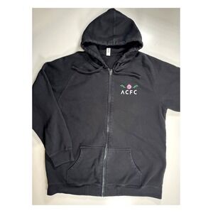 ANGEL CITY ACFC Backyard Party Full Zip Hoodie Jacket Mens 3XL Black Los Angeles